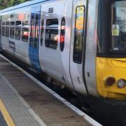 A person has been hit by a train between Royston and Cambridge