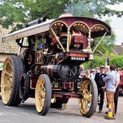 The Foster 10hp Showman's Engine at Steam at the Hoops in Bassingbourn