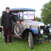 Monty Gowding with his 1923 Bullnose at the Barrington car meet