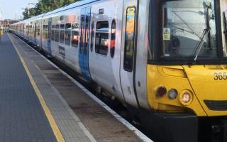A person has been hit by a train between Royston and Cambridge