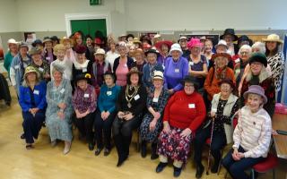 Royston Meridian WI members wore hats to mark the 100th anniversary