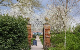Entrance to the walled garden at Wimpole Estate